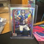 2025 Topps Chrome Jaxson Dart Rookie Refractor #306 New York Giants NFL