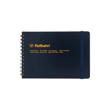 Delfonics Rollbahn Spiral Horizontal Notebooks: 7 in. x 4 in. (Dark Blue)