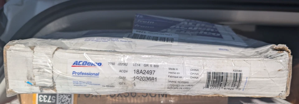 Rotores de freno delanteros OEM aptos exactos para BUICK ENCLAVE/CHEVROLET TRAVERSE/GMC ACADIA Foto 4 de 4