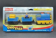 Fisher-Price GeoTrax Ox & Jed Train Set - Toy Trains, Collectible, Playset, New
