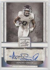 2022 Leaf Ultimate Draft Silver Spectrum 13/15 Ainias Smith #BA-AS3 Auto 0u66