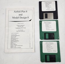 Airfoil Plot 8 and Model Design 8 Manual  PC 3.5" Software Disks