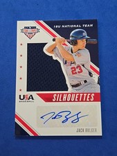 2020 Jack Bulger /299 Auto Patch USA Stars & Stripes #USJ-JB Silhouettes 