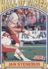 Jan Stenerud 1991 Score HOF Card 670 MINT Condition