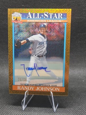 2026 Topps Chrome 75 Mojo Randy Johnson All-Star Auto 28/50 91ASC-14