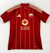 Adidas AS Roma 24/25 Home Jersey Mens L Burgundy IT6058 Soccer NEW
