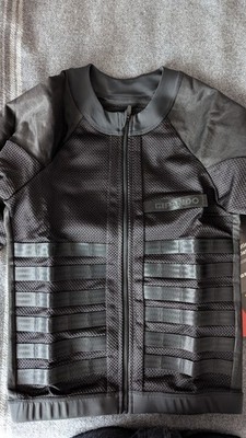 Pando Moto Commando Motorcycle Protective Mesh Riding Shirt Black Base Layer M