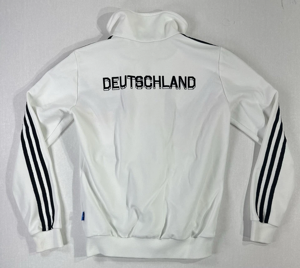 Adidas Alemania 1990 FIFA Track Jacket Deutschland Retro Blanco Talla 38 Foto 4 de 4