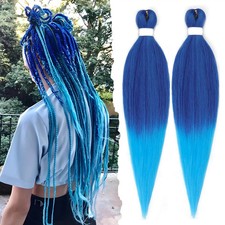 Pre-streched YAKI Texture Colorful Synthetic Braiding Hair Extensions For Women