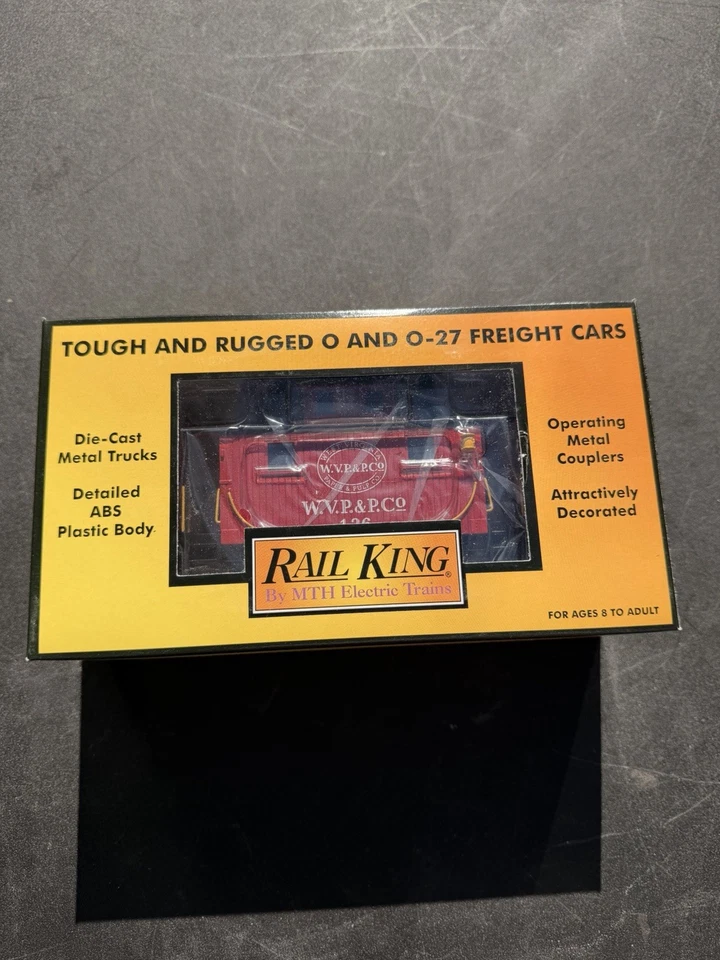 MTH (RAILKING SCALE) WEST VIRGINIA PULP & PAPER BOBBER CABOOSE 30-7770! O 5C - Image 4 of 4