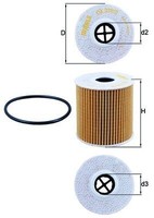 ÖLfilter Knecht OX 339/2D FüR CitroËN DS Passend FüR Fiat