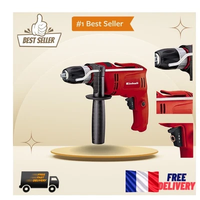 Perceuse Marteau TC-ID 650 E de 650 W - Performance Maximale et Élégance Rouge - Photo 1/4