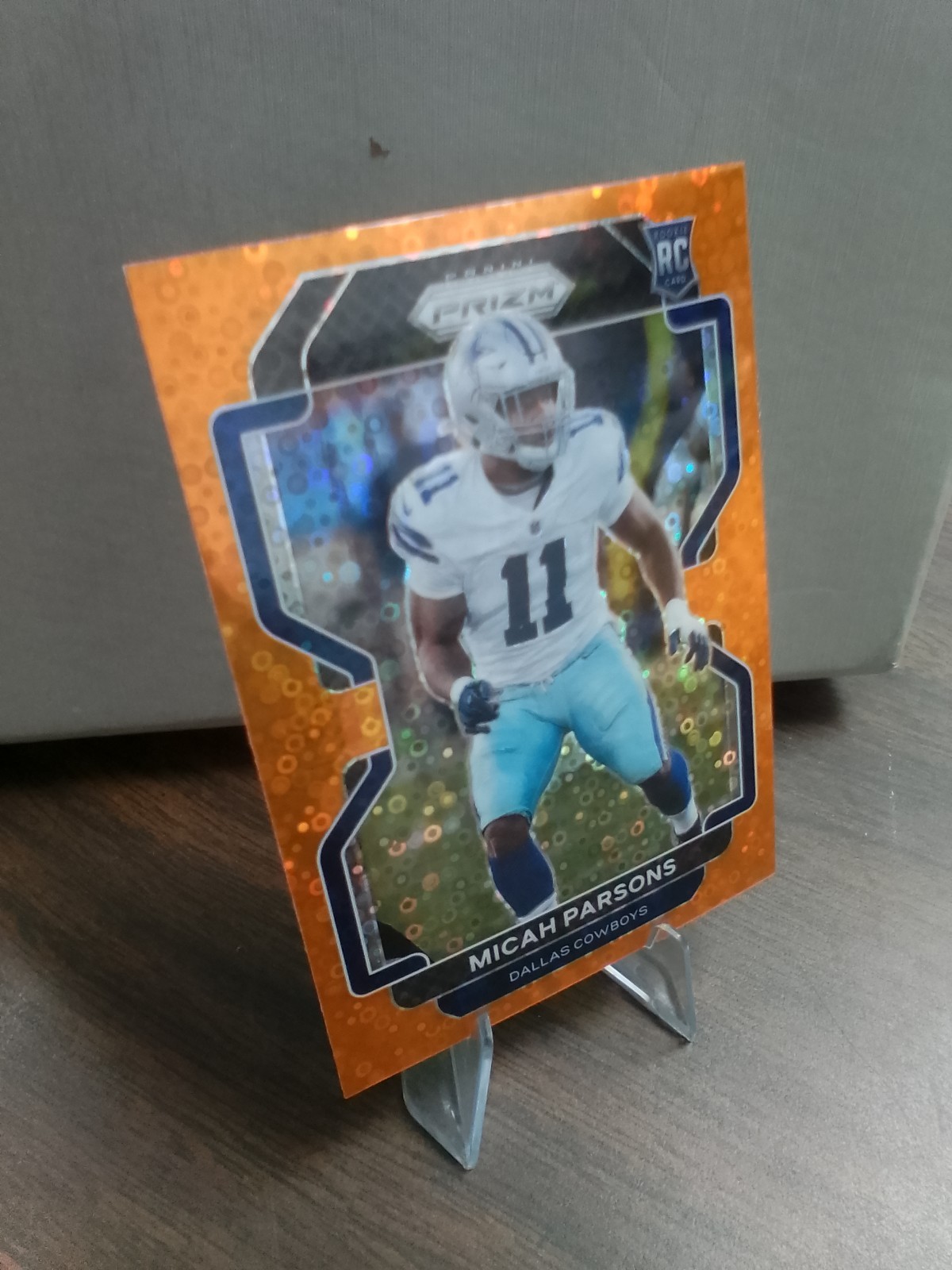 2021 Panini Prizm - Rookie Micah Parsons #382 Orange Disco Prizm (RC) t2