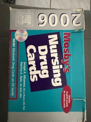 Mosby's 2006 Nursing Drug Cards/Box Container, Joseph A. Albanese, PhD  Unused