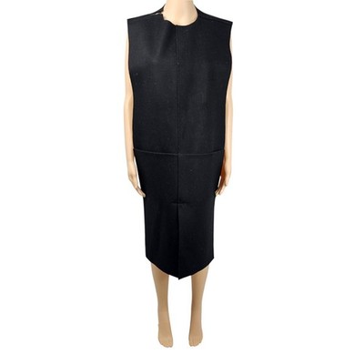 Toogood The Cobbler Damen Schwarz Merinowolle Schürze Cape Größe 1 Neu ohne Etikett