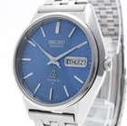 ▶️[EXC+5] SEIKO TYPE II 7546-8190 Bule Dial 1977 Vintage Men's Quartz from Japan