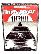 Death Proof DVD 2 Disc Extended Unrated Quentin Tarantino Grindhouse Edition