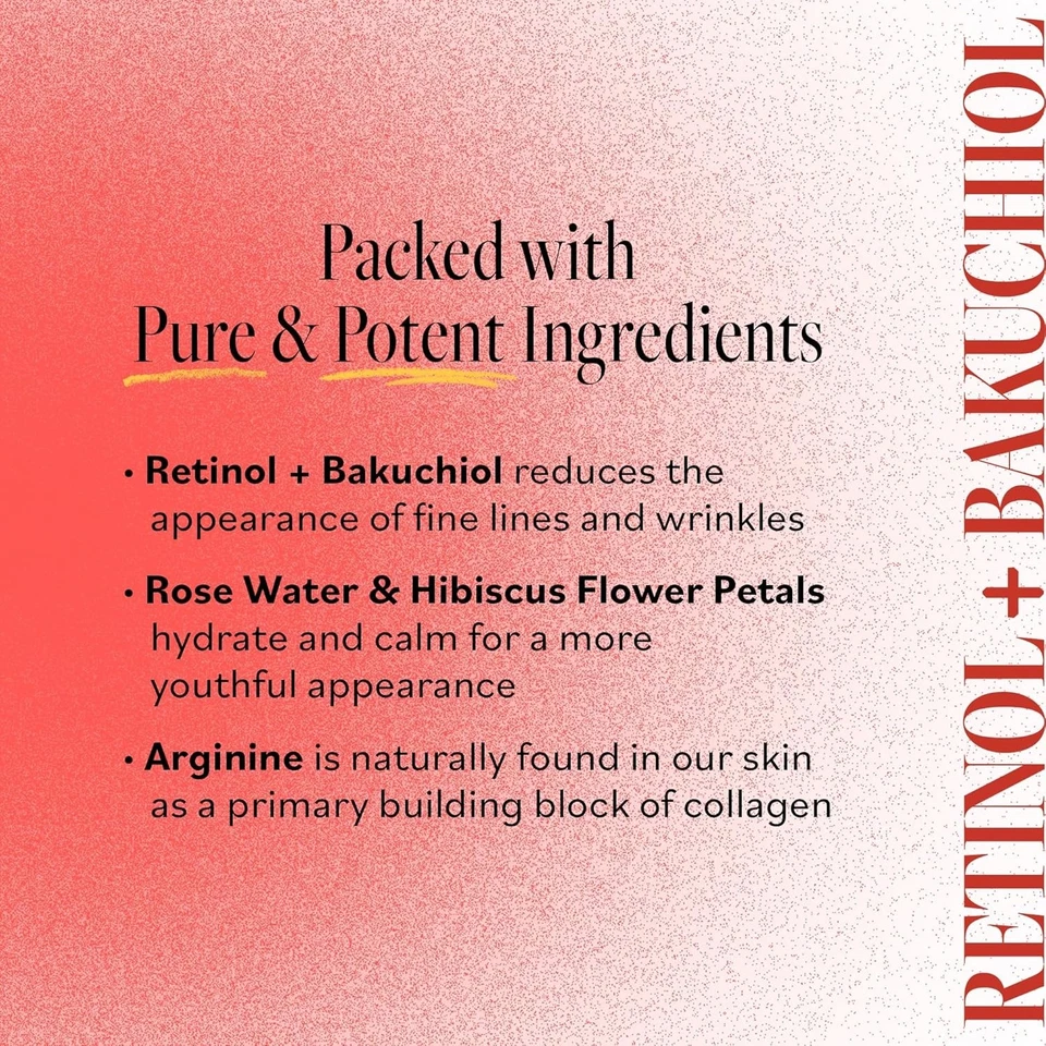 Parches debajo de los ojos Derma E Retinol + Bakuchiol (30 pares) 30 unidades (paquete de 1)  Foto 4 de 4