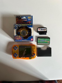 Bandai WonderSwan Digimon Edition + Digivice Adapter + Japanese Digivice (NIB)
