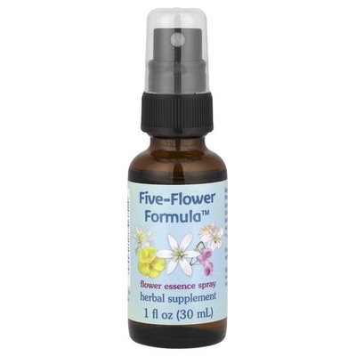 Five-Flower Formula, Flower Essence Spray, 1 fl oz (30 ml)