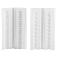 Form für Gedrehte Stabkerzen, Duftkerzen-Form, Silikon, Leicht zu Lösende F3636