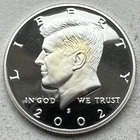 2002-S Kennedy Half Dollar Proof 90% Silver-INV#8842