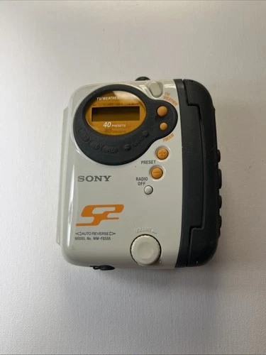 Vintage Sony S2 FM/AM TV Weather Radio Cassette Walkman WM-FS222