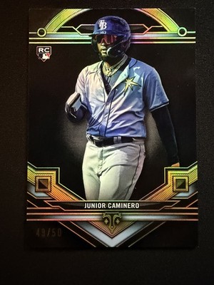 2024 Topps Triple Threads Junior Caminero Onyx /50 #155 RC RAYS