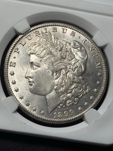 1899-O Morgan Silver Dollar, Mint Gem, BUnc, Bright White, Cartwheels!