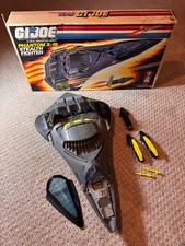 1988 GI Joe Phantom X-19 Fighter Complete  lightly DAMAGED  w Box NO PILOT read