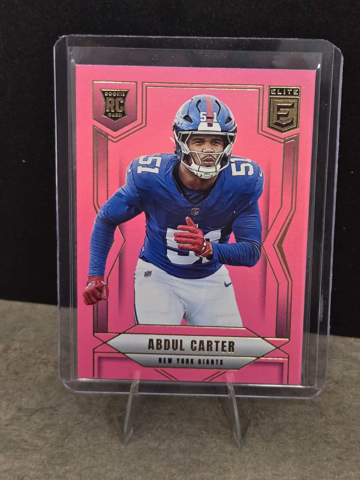 2025 Panini Donruss Elite - Rookies Abdul Carter #111 Pink Ink (RC)