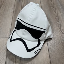 Disney Store Star Wars Hat Cap Youth Size 7-10 Years Stormtrooper Vinyl