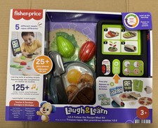 Fisher-Price Kitchen Playset Laugh Learn 123 Follow the Recipe Meal Kit New