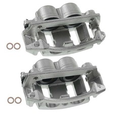 Front Disc Brake Calipers LH RH Phenolic Dual Piston w/Bracket F65Z-2B120-EA