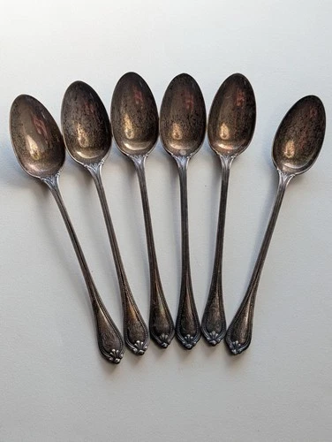 6 OLD ENGLISH 1892 Sterling Silver by TOWLE Tea 5 3/8" Coffee Spoons 103 Grams!