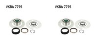 SKF 2X Radnabe Radlagersatz Hinten FüR Toyota Hilux Viii Pick-Up Fortuner GUN1
