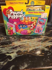 Vintage Toys 1995 Pound Puppies Teal Happy Home Hideout Play-set Galoob NOS