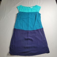 Old Navy Women's Block Color Stripe Knee Length Dress Size Small