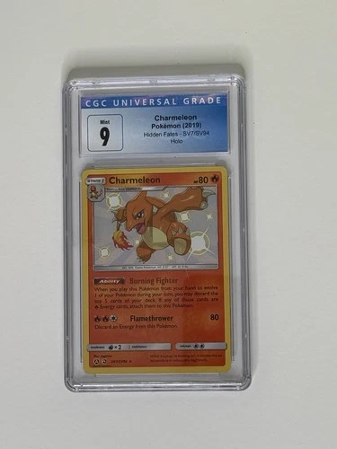 Charmeleon SV7/SV94 Hidden Fates: Shiny Vault Holo CGC 9