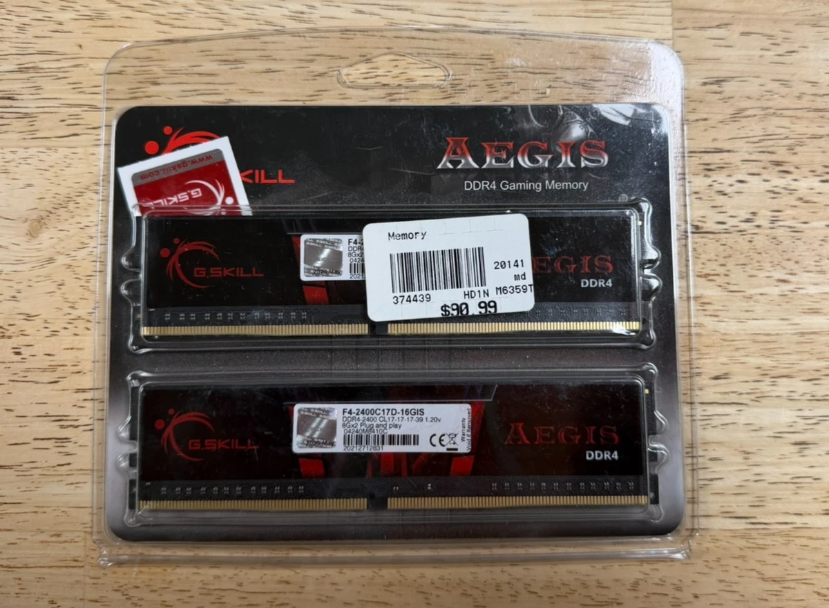 Preços baixos em G. SKILL PC4-19200 (DDR4-2400) velocidade de