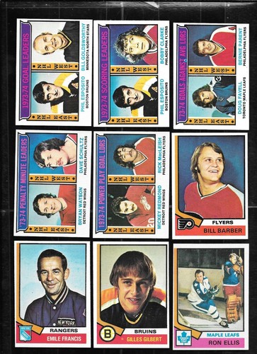 1974-75 TOPPS 74-75 NHL HOCKEY CARD 1-132 + ERROR SEE LIST - Picture 15 of 218