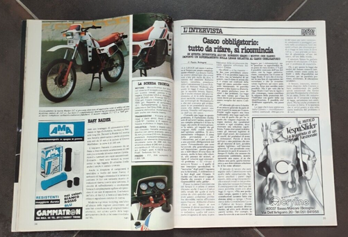 MOTOSPRINT 28/1984 FANTIC RAIDER 125 HONDA VT 500 E VESPA PK 50 S ELESTART - Foto 11 di 11