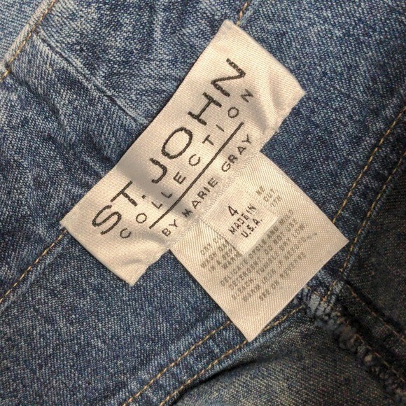 St John Collection Chevron Patchwork Straight Leg… - image 6