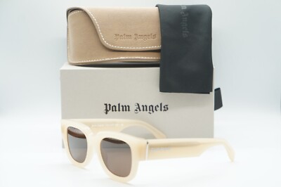 NEW PALM ANGELS PERI050 1764 CREAM SUNGLASSES FRAMES 49-20