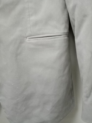 Moss Single-Breasted Suit Jacket Cream Slim Fit Size 40L - Picture 8 of 11