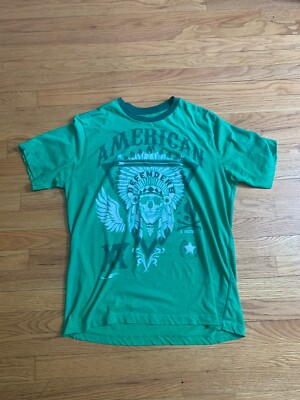 y2k apache skull shirt size large