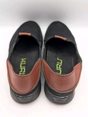 KURU Pace KuruCloud Black Loafers Slip On Shoes Canvas  display picture 2