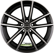 Borbet W black polished glossy 8x18 ET40 - LK5/108 ML72.5 Felge Alu