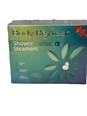 Body Refresh Shower Steamers Aromatherapy Bath Bombs 18 Count  Essential Oil