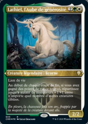 MTG LATHIEL, THE BOUNTEOUS DAWN FOIL EXC - L'ALBA DELL'ABUNDANZA - CMR-X FR